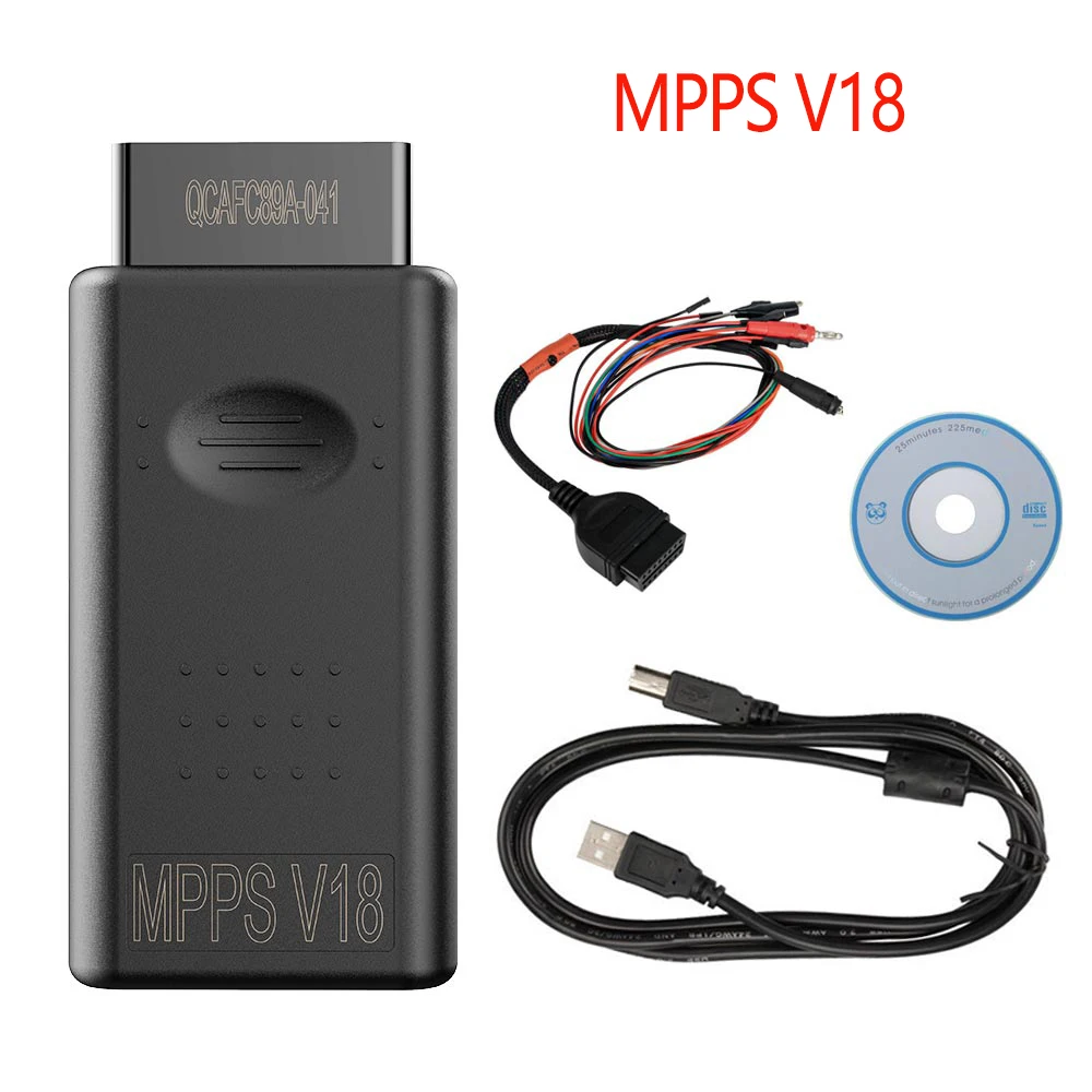 Программатор MPPS V18 ECU MAIN + TRICORE MULTIBOOT с кабелем для непрерывного запуска