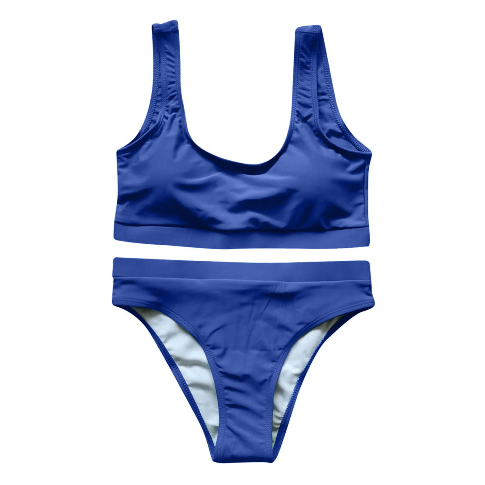 

ISHOWTIENDA Swimwear Women Push New Fashion Split Swimsuit Sexy Casual Solid Swimsuit Mini Bikini Sexy #9