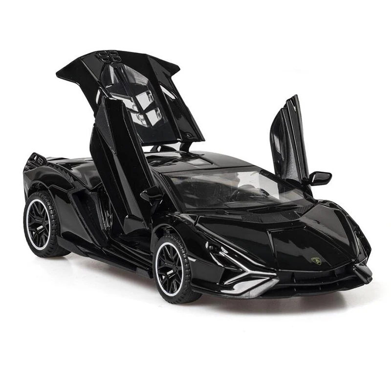 Великолепная модель автомобиля в масштабе 1:32, Литые и игрушечные автомобили SIAN FKP37, спортивный автомобиль из металлического сплава со звуком для подарка, украшение V614