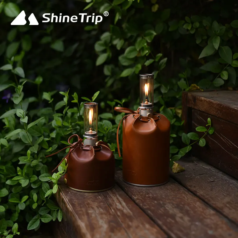

Кожаный чехол ShineTrip для кемпинга с газовым баком, наружный защитный чехол для газовой канистры, прочная сумка для хранения топливного балло...