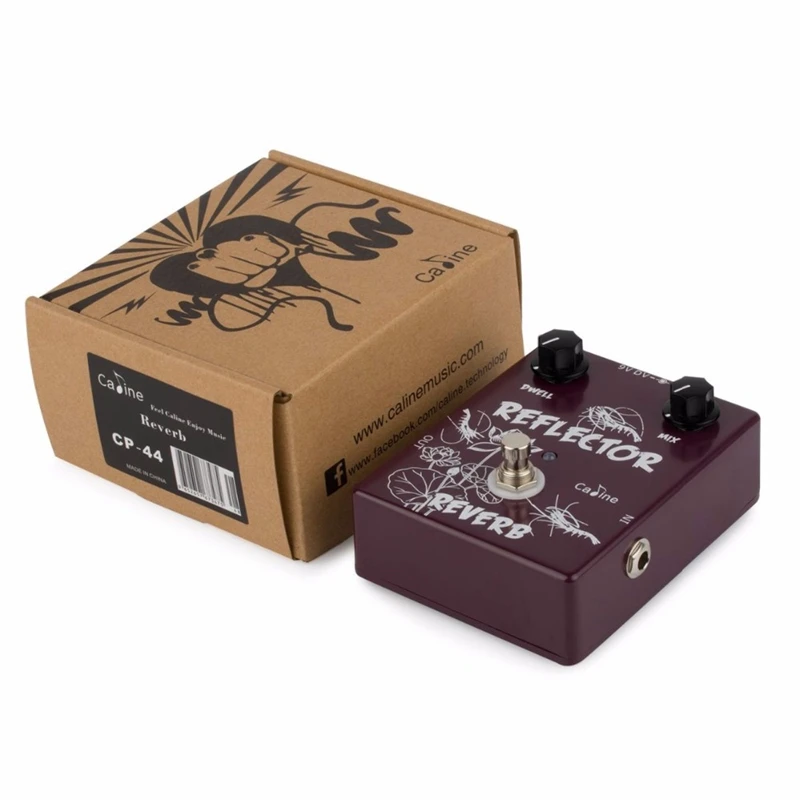 

Caline CP-44 Guitar Reflector Spring Reverb Guitar Effect Pedal with Aluminum Alloy Housing Guitar Accessories