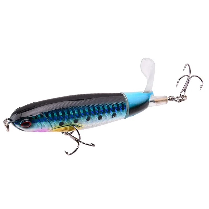 8 шт Whopper Plopper на высоком каблуке 11 см 15 г плавающий Popper Рыбная приманка