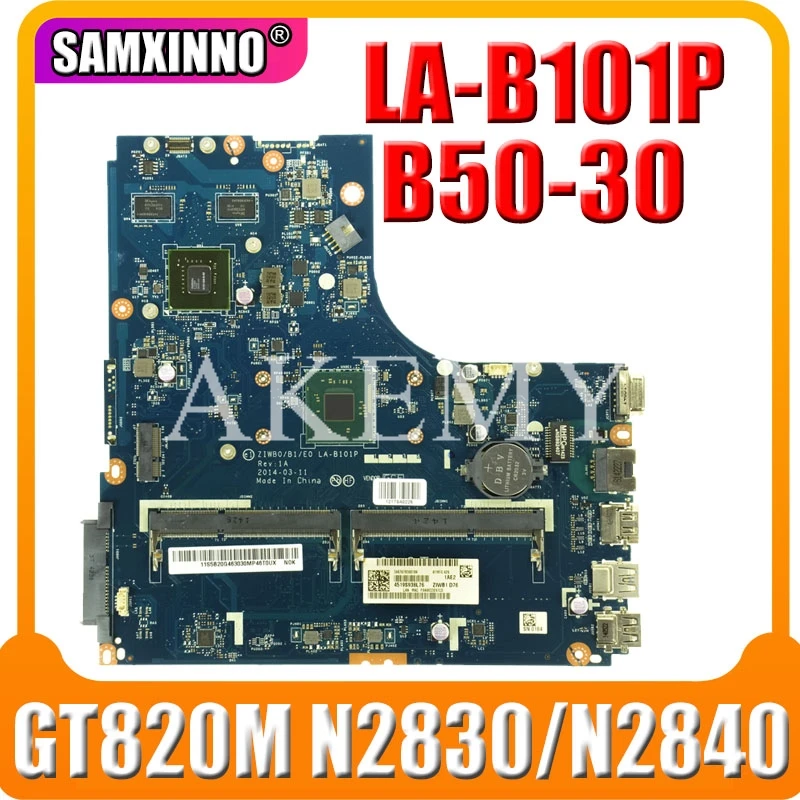 

SAMXINNO для For Lenovo B50-30 N50-30 LA-B101P всеобщая плата LA-B101P материнская плата с N2830/N2840U GT820M