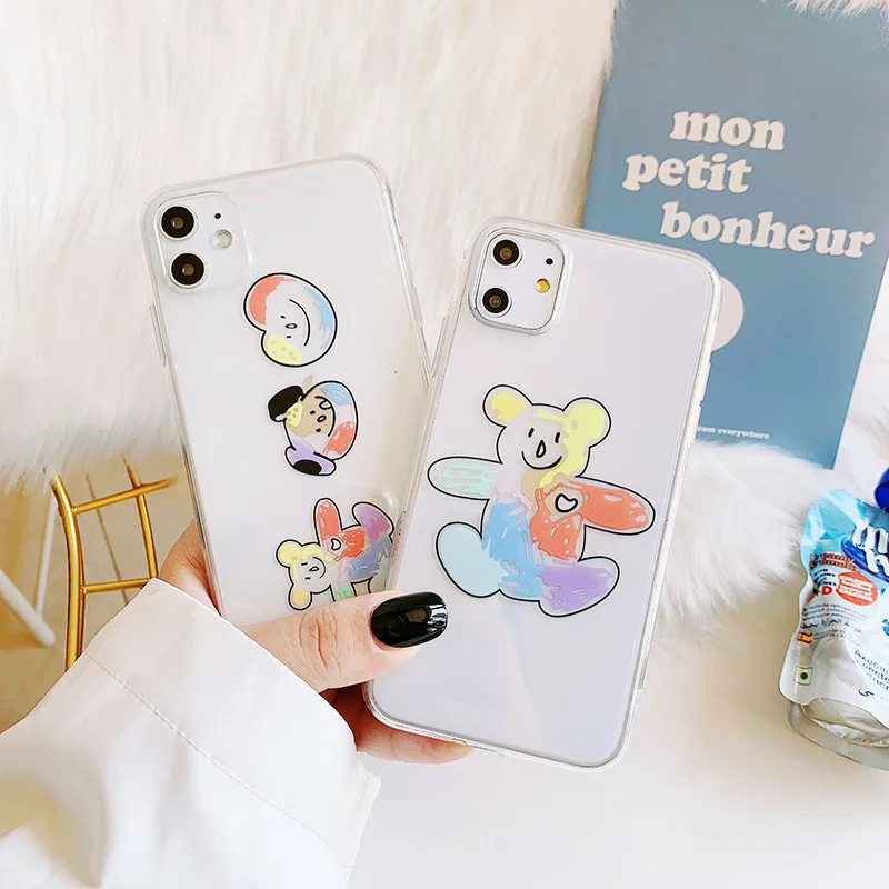 Прозрачный чехол для iPhone 11 Pro Max XR Xs X 7 8 6 6s Puls | Мобильные телефоны и аксессуары
