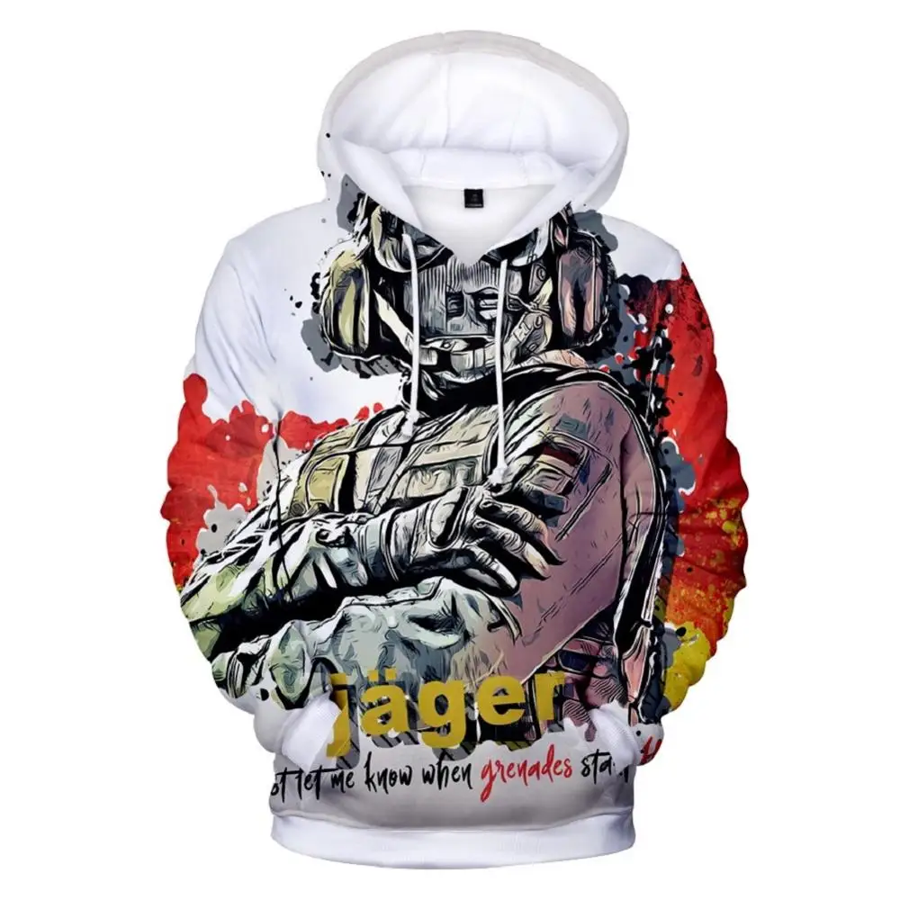2020 Fashion Brand Men's Rainbow Six Siege Cosplay Game Hoodie Sweatshirt Tom Clancy's Clothing Jacket | Мужская одежда