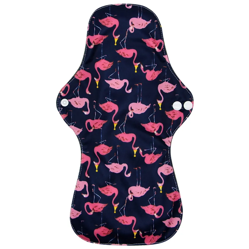 

Sanitary Pads Reusable Menstrual Pads Absorbent Bamboo Charcoal Cloth Menstrual Pads Heavy Sanitary Washable Pads - XL Size