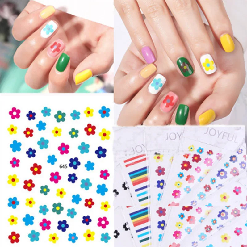 Lootaan мультфильм искусственные фрукты цветы Плюмерия искусство ногтей наклейка