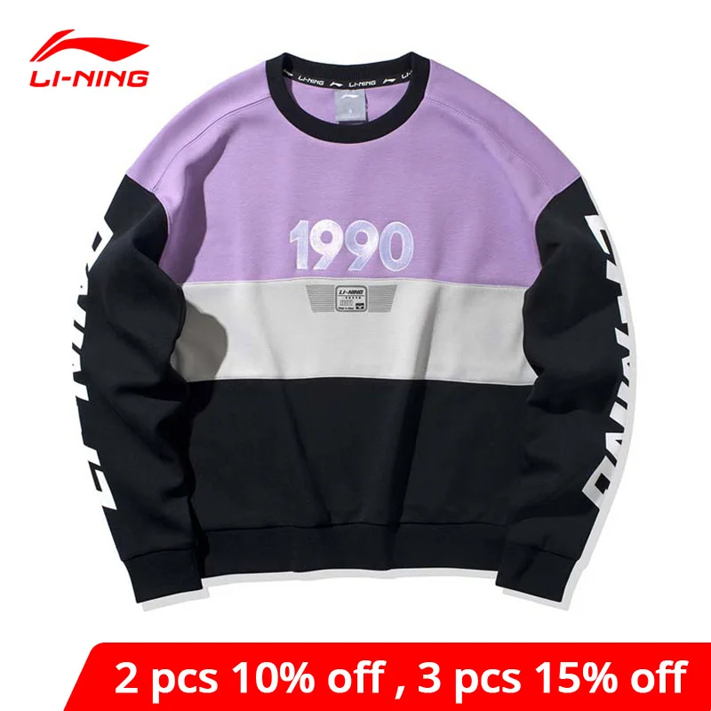 Женская Спортивная толстовка Li Ning Вязаный топ свободного кроя 63% хлопок 37%