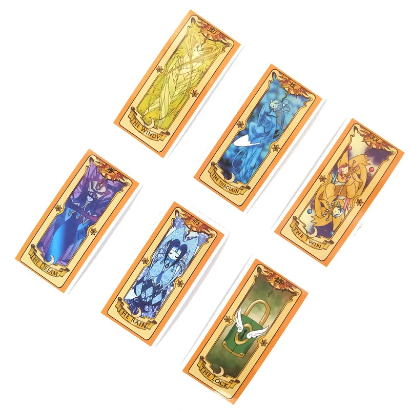 

53pcs/lot Anime Cardcaptor Sakura Clow Card cos prop KINOMOTO SAKURA Card captor Sakura Cards Tarot Gift