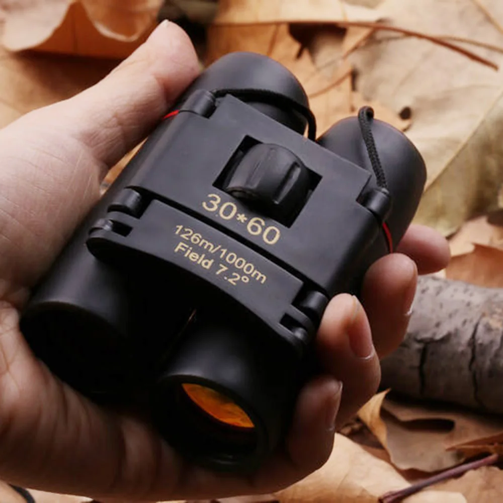 

Mini Zoom HD Telescope 30x60 Portable Powerful Wide Angle Folding Long Range Professional Binoculars