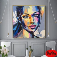 vintage classic watercolor women canvas painting wall art posters and prints abstract wall picture for living room no frame