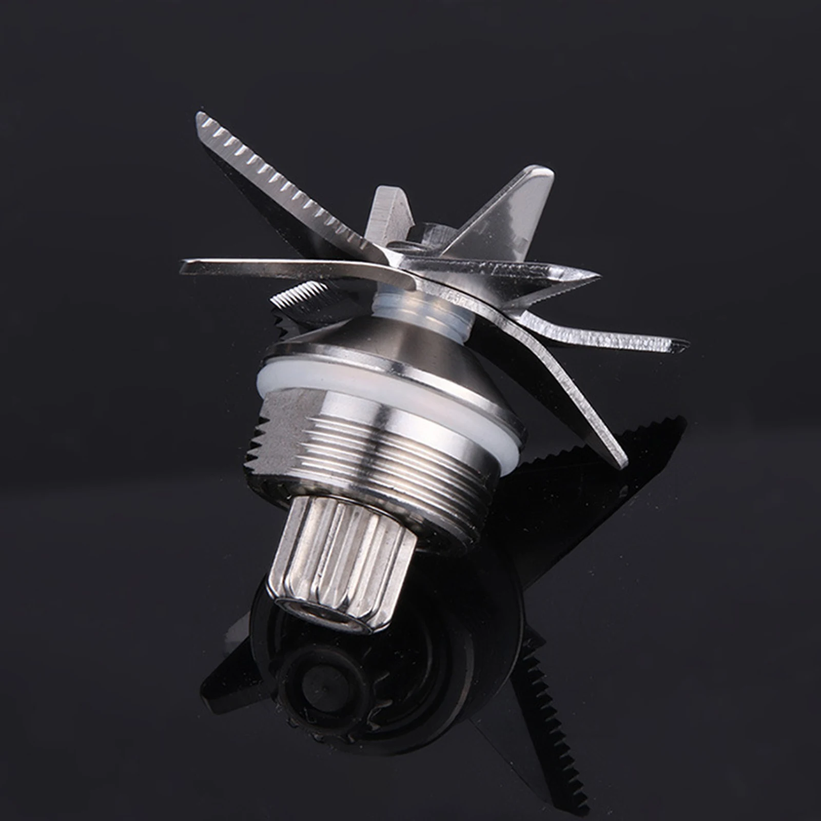 Triturador de Gelo Faca para Universal Inoxidável Juicer Lâminas Liquidificador Endurecido Seis Mistura Corte 8 Lâmina Facas 2l Máquina 767 Aço