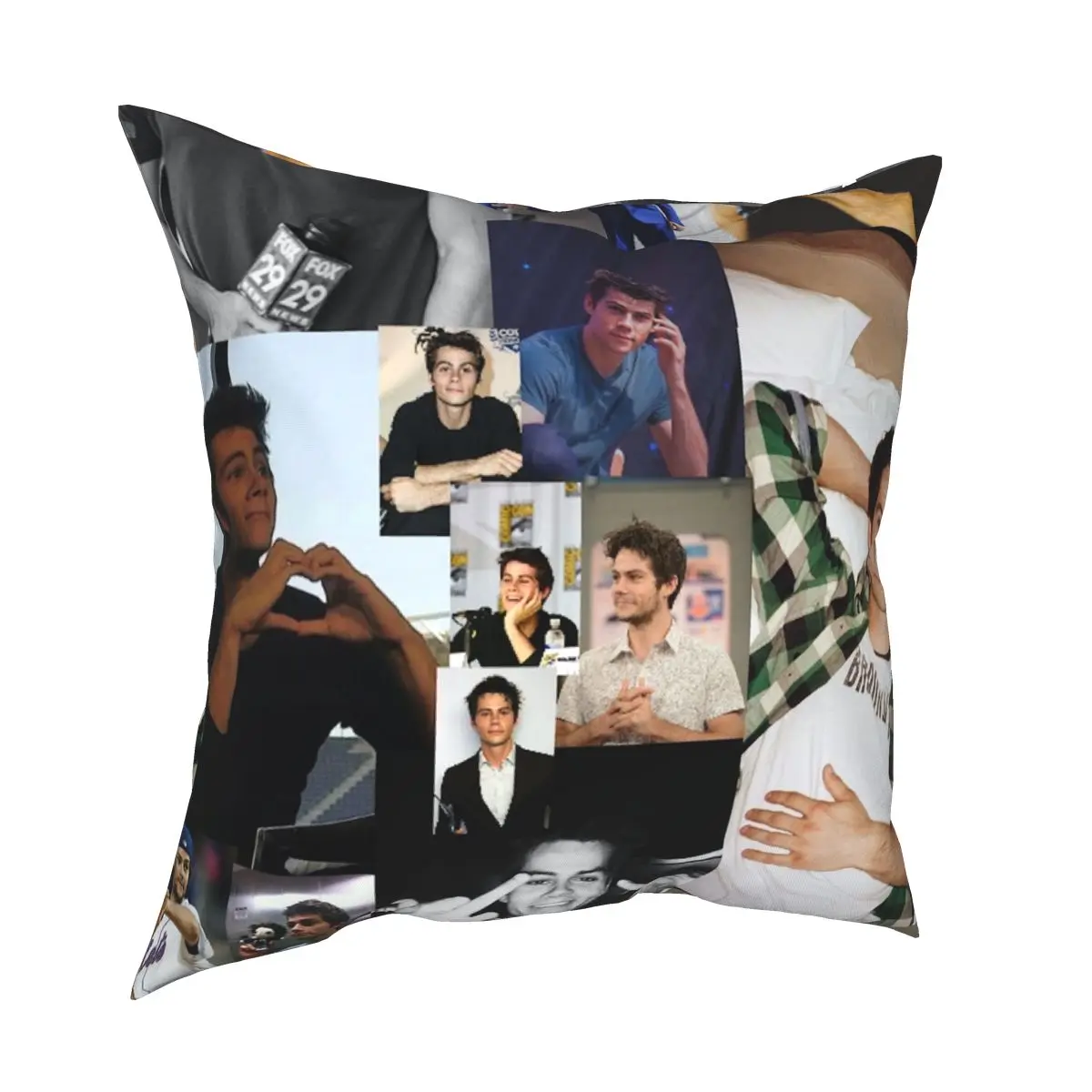 

Dylan O'Brien Teen Wolf Pillowcase Printed Polyester Cushion Cover Decorations Throw Pillow Case Cover Car Zippered 45*45cm