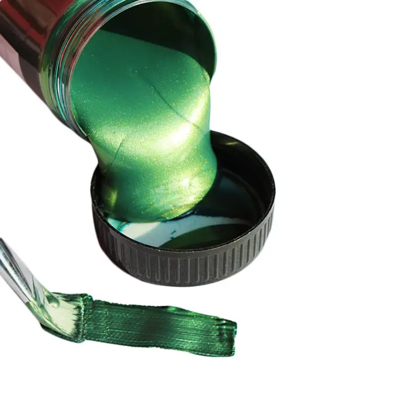 Краска акриловая металлическая 60 мл водостойкая не выцветает для окрашивания