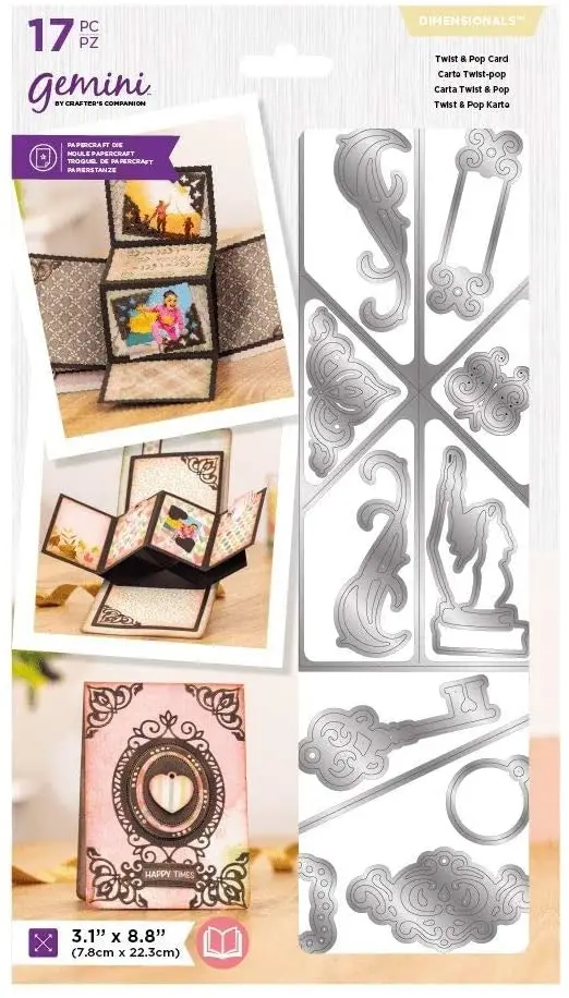 

2021 AliliArts металлические Вырубные штампы твист и поп-карта Сделай Сам Скрапбукинг Фотоальбом декоративное тиснение бумажная карта ремесла шт...