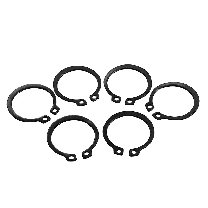 

600Pcs Retaining Snap Ring Assortment Kit Carbon Steel C-type Ring Snap Spring Clips M3-M32 Outer/Inner Circlip Ring Snap Washer
