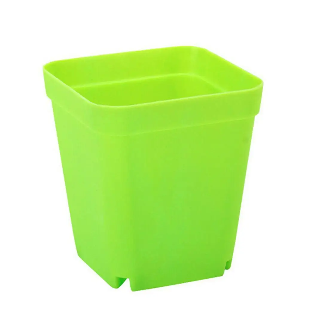 

Vegetable Flowerpots Decoration Planter Colorful With Tray Mini Plastic
