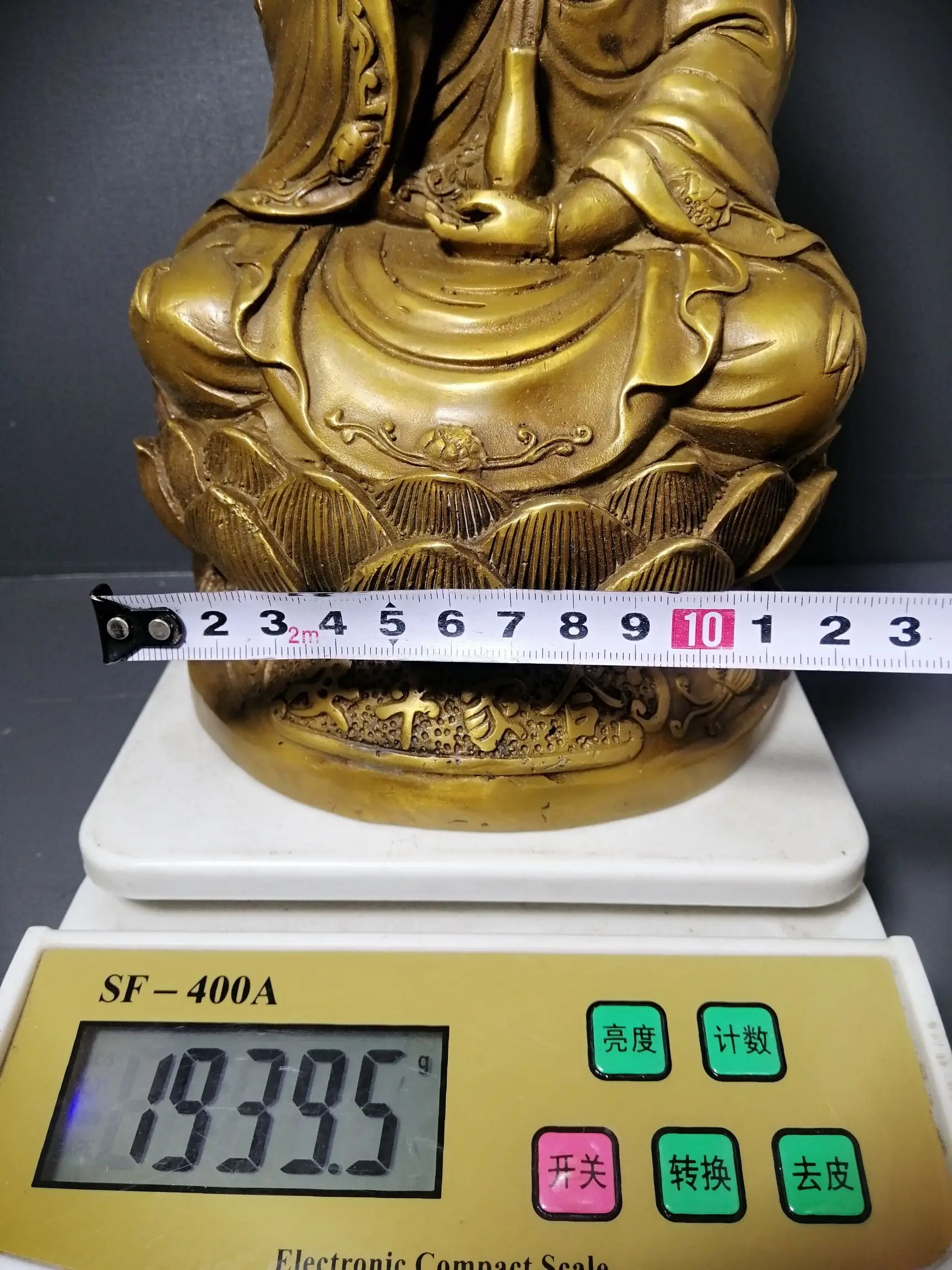 

LaoJunLu Jingyin Guanyin Blesses Family Safety Imitation antique bronze masterpiece collection of solitary Chinese traditional