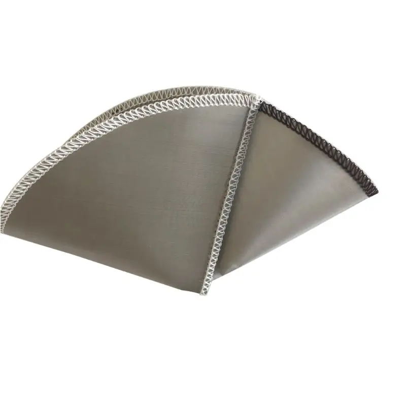  Stainless Steel Cone Shape Pour Over Hand Coffee Filter for Machine Holder Reusable 2-3 Cups | Дом и сад