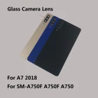 Корпус из стекла для Samsung Galaxy A7 2018, чехол с аккумулятором для Samsung Galaxy A7 2018, задняя крышка + объектив камеры + наклейка