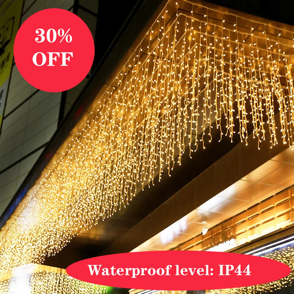 Гирлянда светодиодсветильник водонепроницаемая | Лампы и освещение