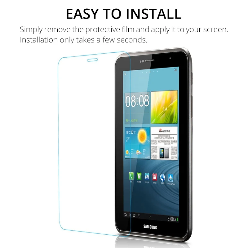 Закаленное стекло для Samsung Galaxy Tab 4 7 0 T230 T231 T235 прозрачное устойчивое к царапинам