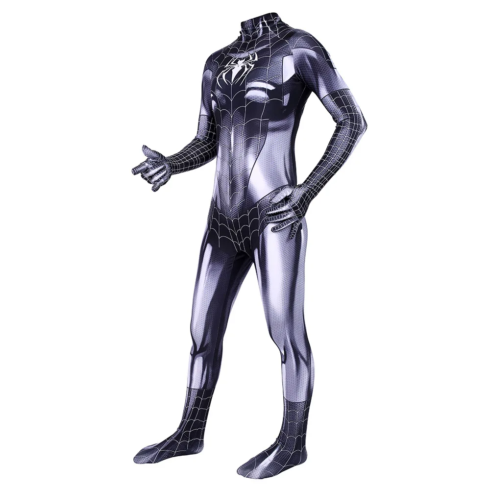 Черный кот Symbiote Spider Girl 3D принт спандекс женский костюм паука Косплей Zentai боди для взрослых детей Высокое качество