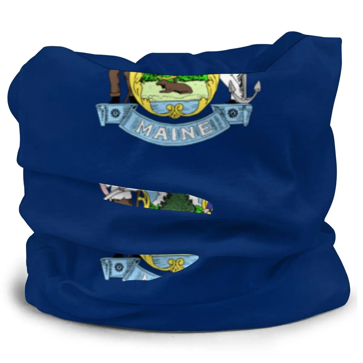 Волшебный шарф в стиле Мэйн Америка США маска для лица на половину унисекс