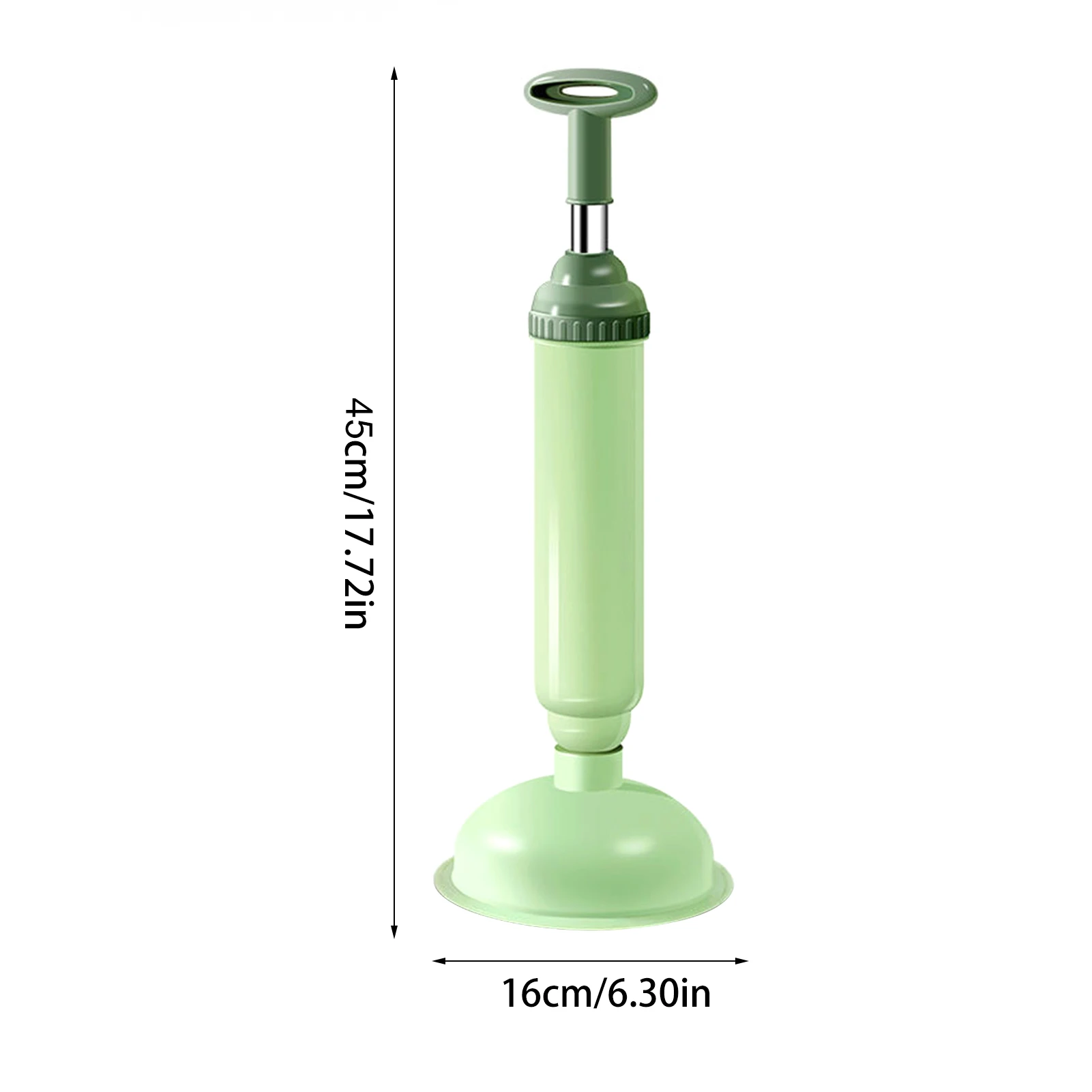 

Toilet Plunger High Pressure Pump Anti Clogging Toilet Cleaner for Bathroom Kitchen Sink Drain Shower Tub Cleaning