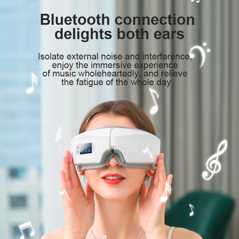 値段 インテリジェントな目の電気機器,4d,Bluetooth,振動,目のケア,暖房,音楽の疲労感を和らげます