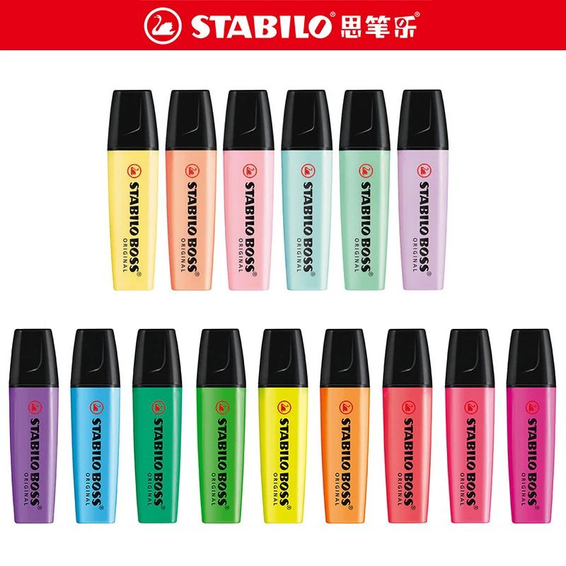 6/9 цветов STABILO BOSS Macaron цветная хайлайтер конфетный Цвет Маркер ручка цвет не легко