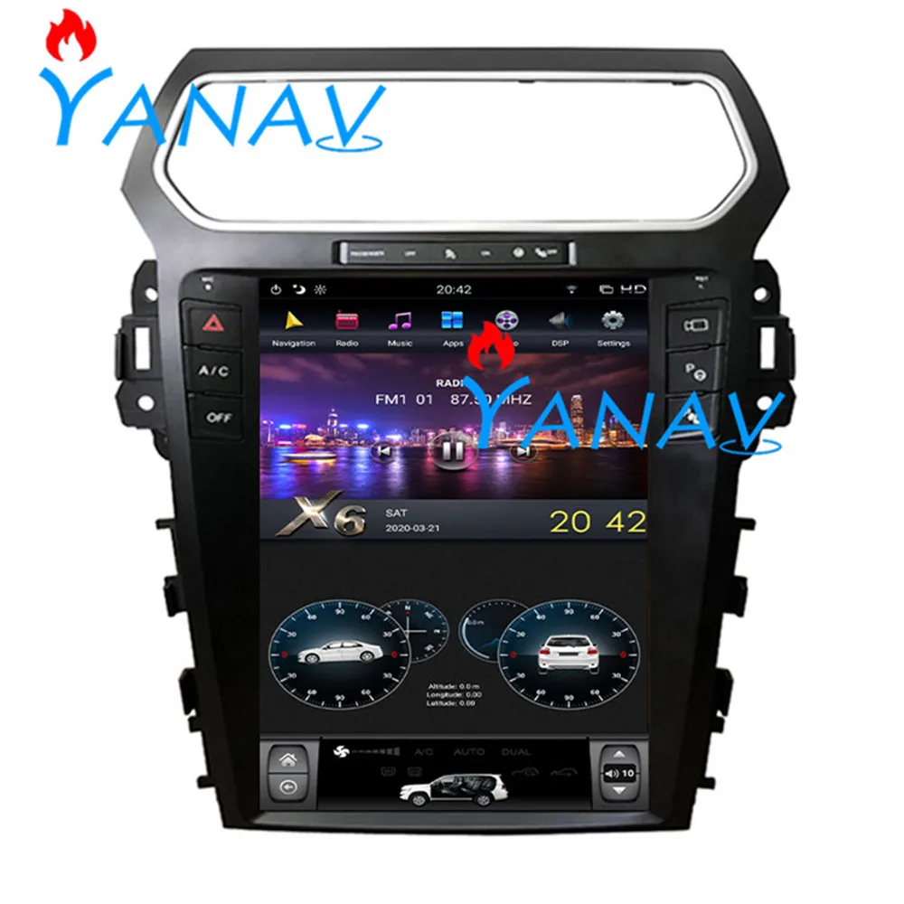 

12.1 inch car stereo GPS Navigation For-Ford Explorer 2011-2019 Car Radio multimedia android system audio HD video DVD player