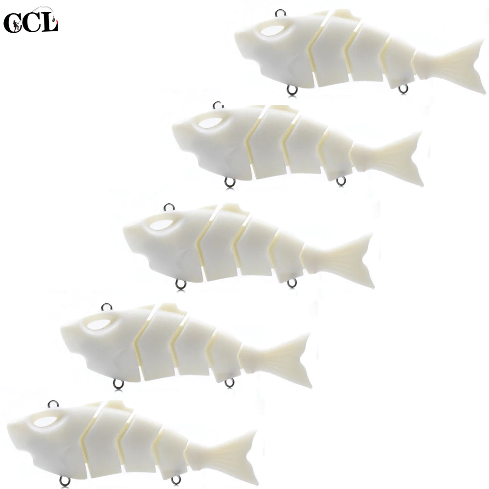

CCLTBA 13,5 см, 35 г, неокрашенный шарнирный свимбейт, приманки, искусственная рыболовная приманка, искусственная рыболовная приманка, Снасть