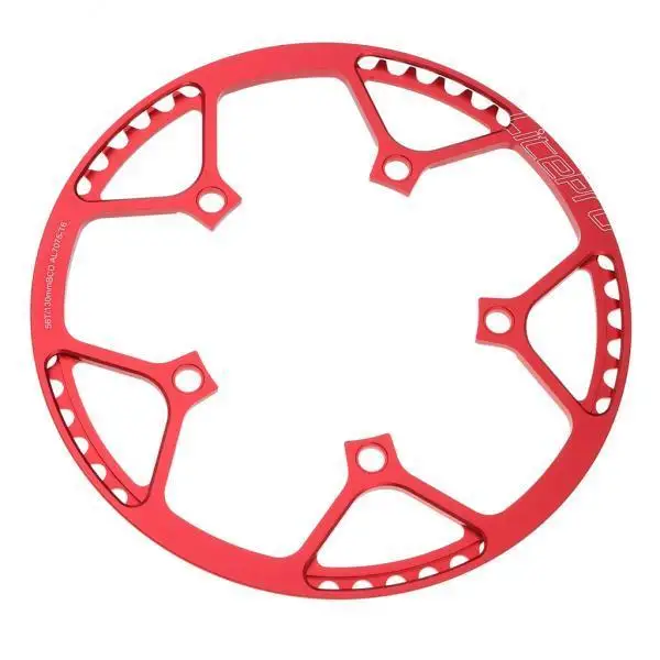 

2x45T 47T 53T 56T 58T Chainring 130 BCD односкоростное цепное кольцо красный 56T