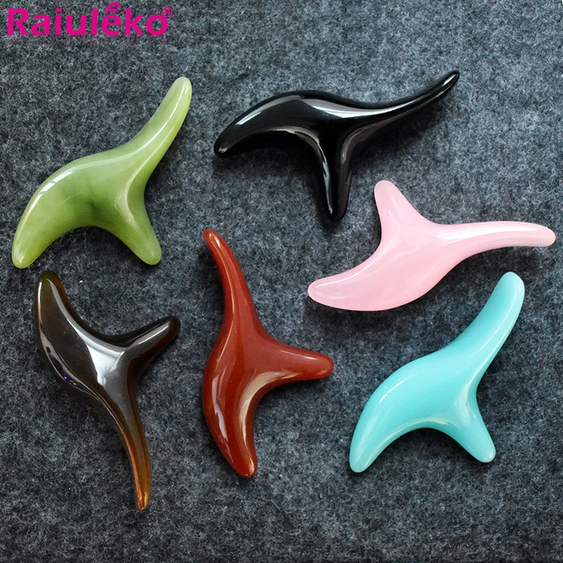 Полимерный воск треугольник птица массаж акупунктурный массажер для тела