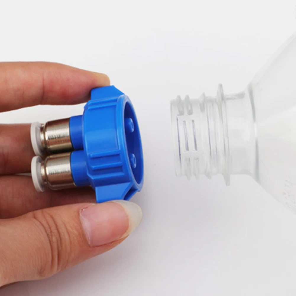Двойной разъем комплект системы CO2 крышка для бутылки генератора аквариума