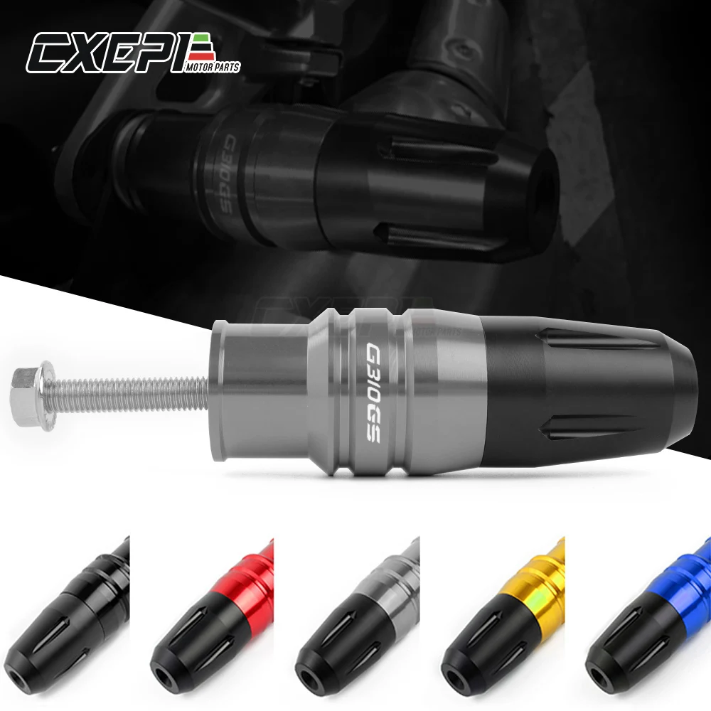 

For BMW G310GS G 310GS G310 GS 2017 2018 2019 2020 Motorcycle CNC Frame Crash Pads Exhaust Sliders Crash Protector With logo