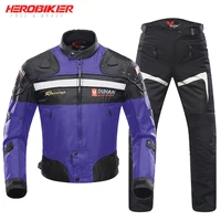 herobiker summer motorcycle jacket men moto cycling suit chaqueta rainproof jaqueta motocross jacket body protector reflective