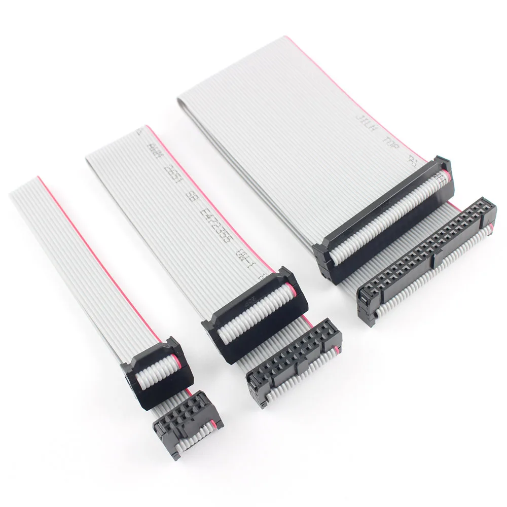 Плоский серый плоский кабель для передачи данных 2 шт. 54 мм Шаг FC