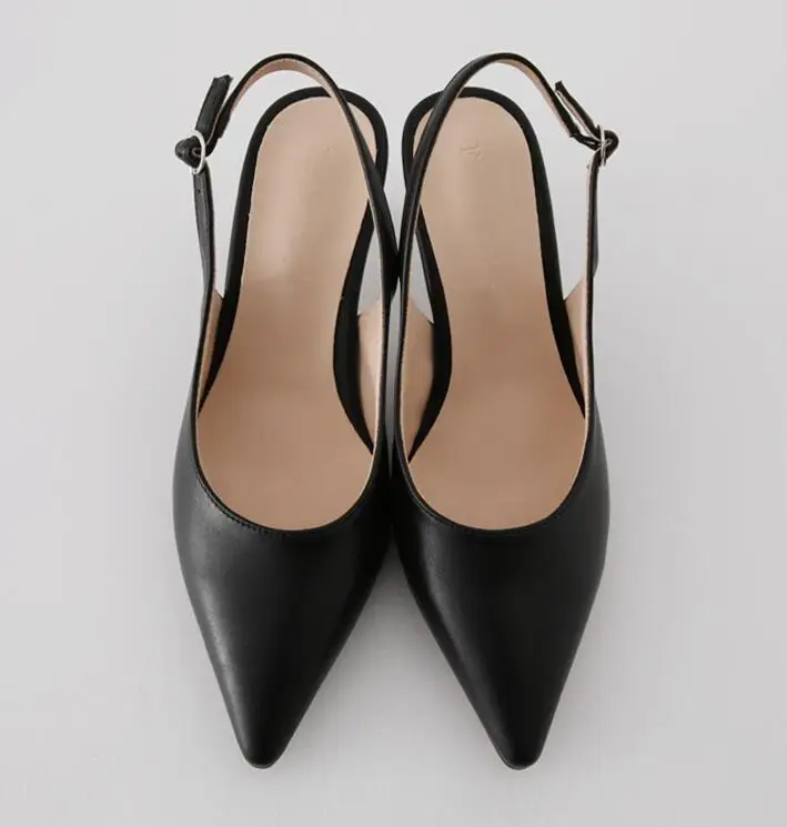black 8cm Туфли-лодочки ZHENZHOU Осенняя популярная женская обувь 6 см/8 см/10 см Новая Осенняя обувь на высоком каблуке-шпильке с острым носком в Корейском стиле - Цвет: black 8cm