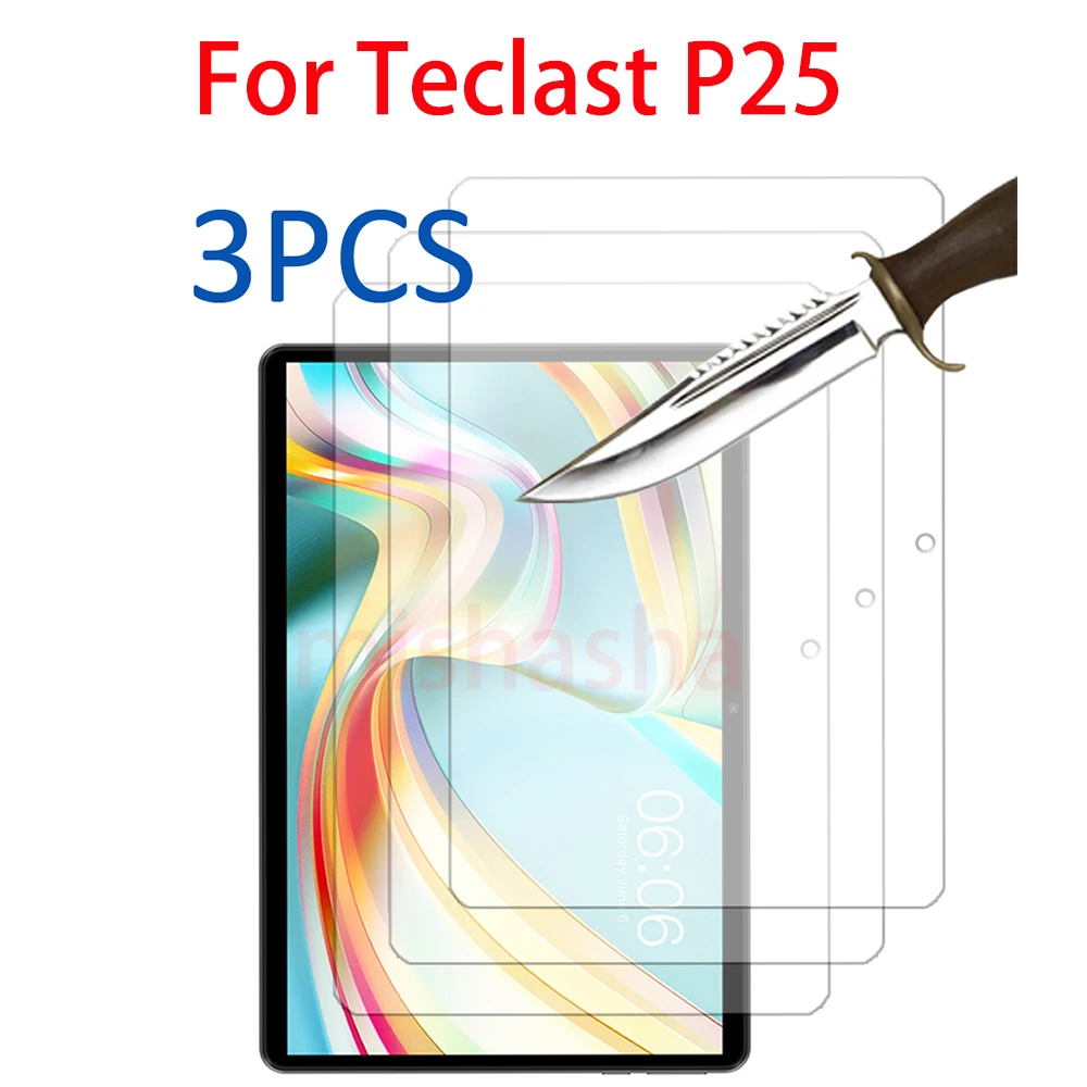 

3 шт., защитное закаленное стекло для экрана Teclast P25 10,1 дюйма, Защитная пленка для планшета Teclast P25