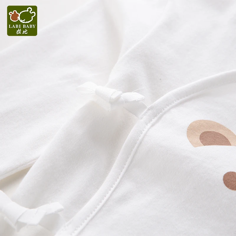 Пижамный комплект для новорожденных из 2 предметов с халатиком хлопковая одежда