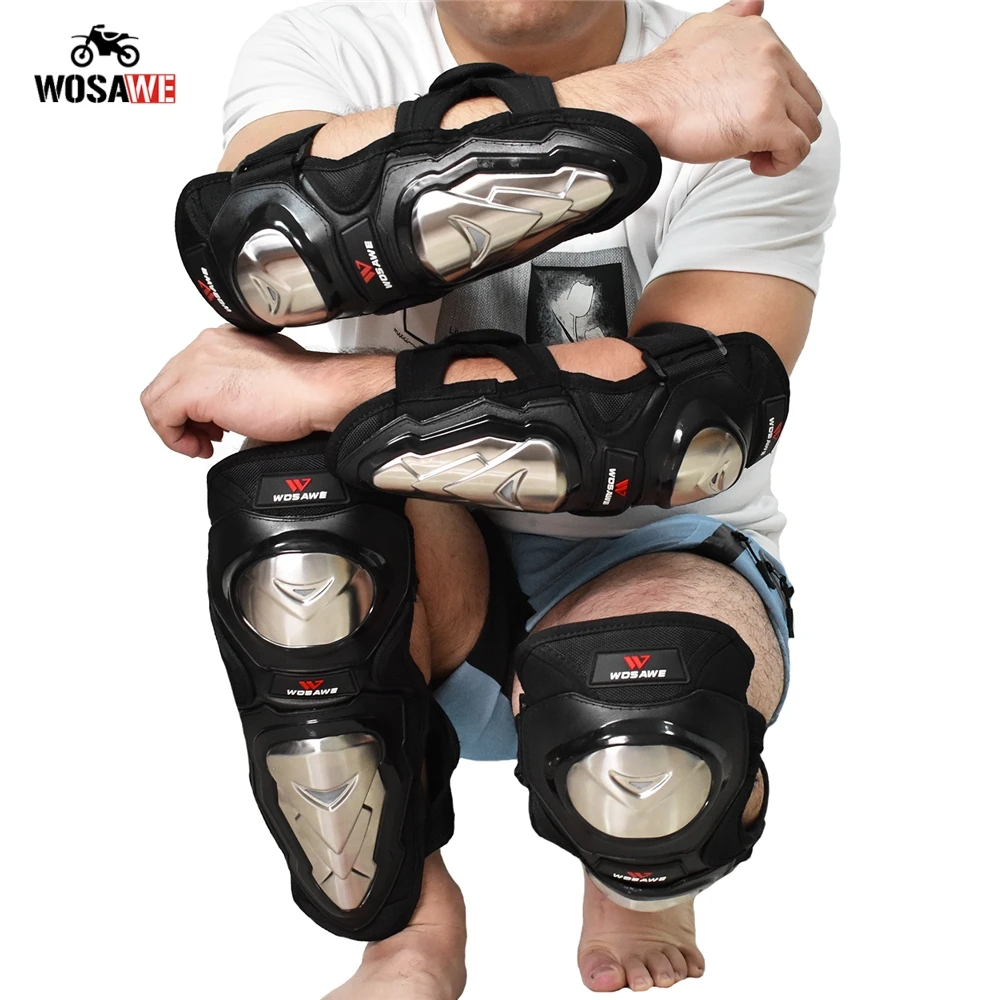 WOSAWE мотоциклетные налокотники и наколенники аксессуары для защиты|Защитные