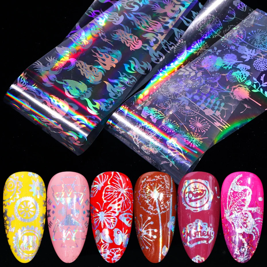 10 шт. набор переводной фольги для дизайна ногтей|Стикеры и наклейки| |