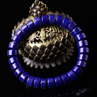 5a top grade womenmen natural stone abacus lapis lazuli bracelets gems stones