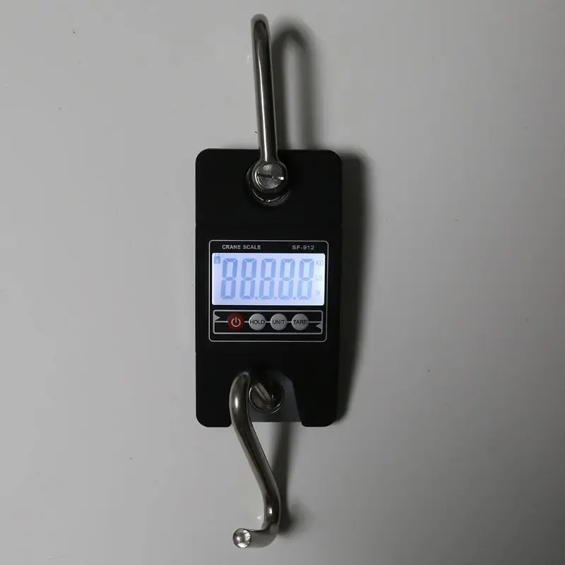 Цифровые весы 300 кг/660 фунтов промышленного крановые SF-912 черный для дома фермы