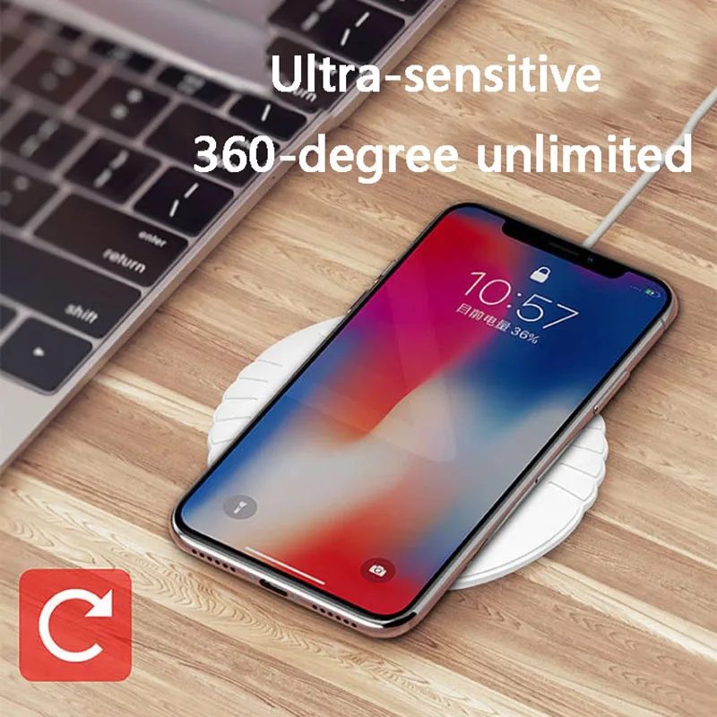 10 Вт Адаптивная Быстрая Зарядка QI Беспроводное зарядное устройство 9 в 3 0 А