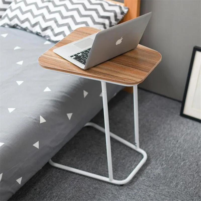 Простой стол для ноутбука, простой ленивый маленький диван-кровать, прикроватный столик, стол для учебы