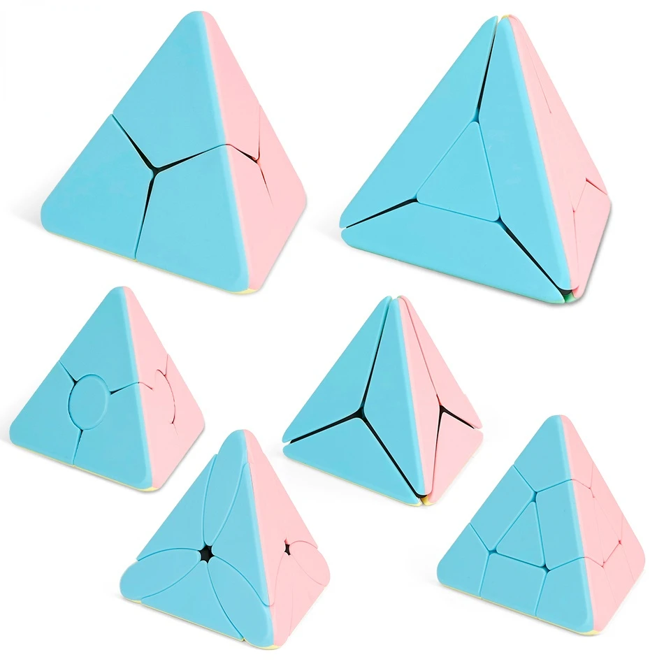 

Speed Cube Professional Magic Pyraminx Cube Tetrahedron Shaped Rotation Cubos Magicos Home Games for Children Kids Game