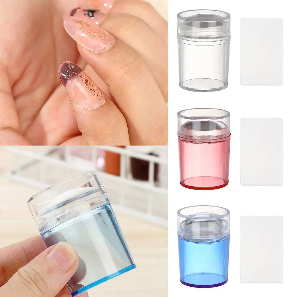 

Print Head 38 cm Manicure Silica Gel Painted Fully Transparent Printing Tools Seal Nail Seal